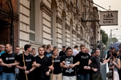 CHORZÓW "KLĄTWA" PROTEST PRZED TEATREM ROZRYWKI