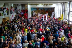 Sosnowiec kopalnia kazimierz juliusz protest strajk związkowcy kopalnia górnicy porozumienie